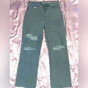 90’s boyfriend jeans light gray baggy